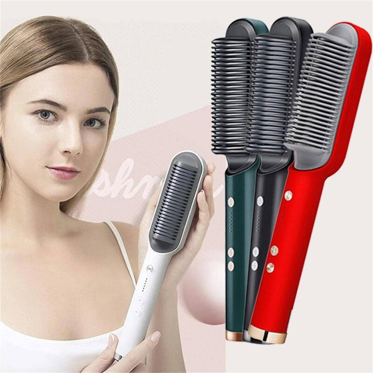 💠PEINE ALISADOR DE CABELLO PREMIUM + 2 MASCARILLAS FACIALES💠