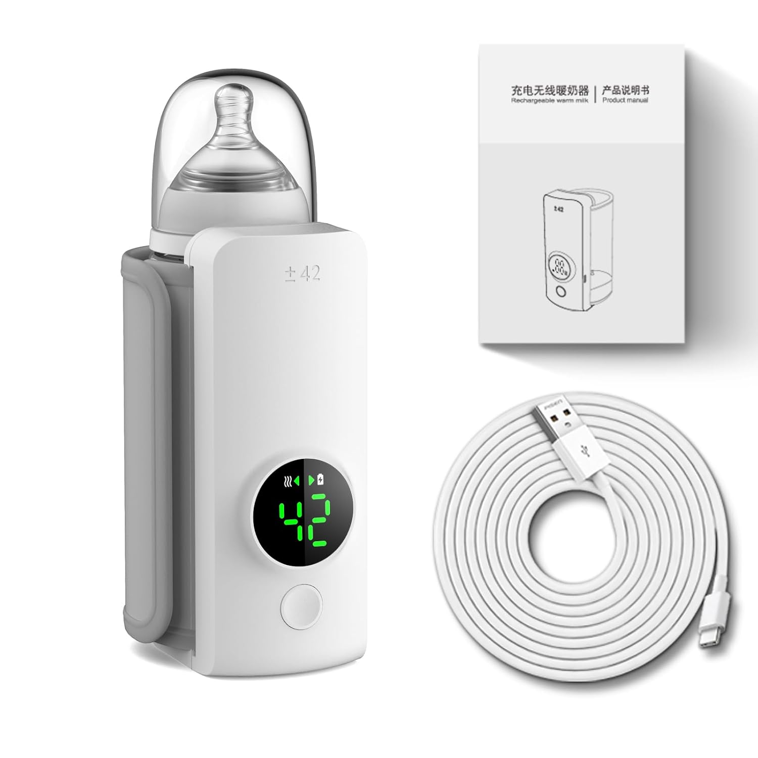 Calentador de Biberones Portátil Recargable