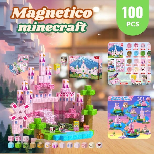 Cubos Magneticos Minecraft 100pcs