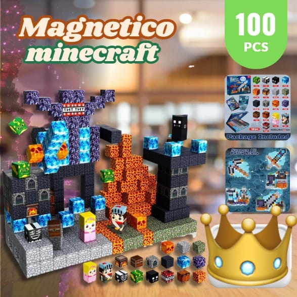 Cubos Magneticos Minecraft 100pcs