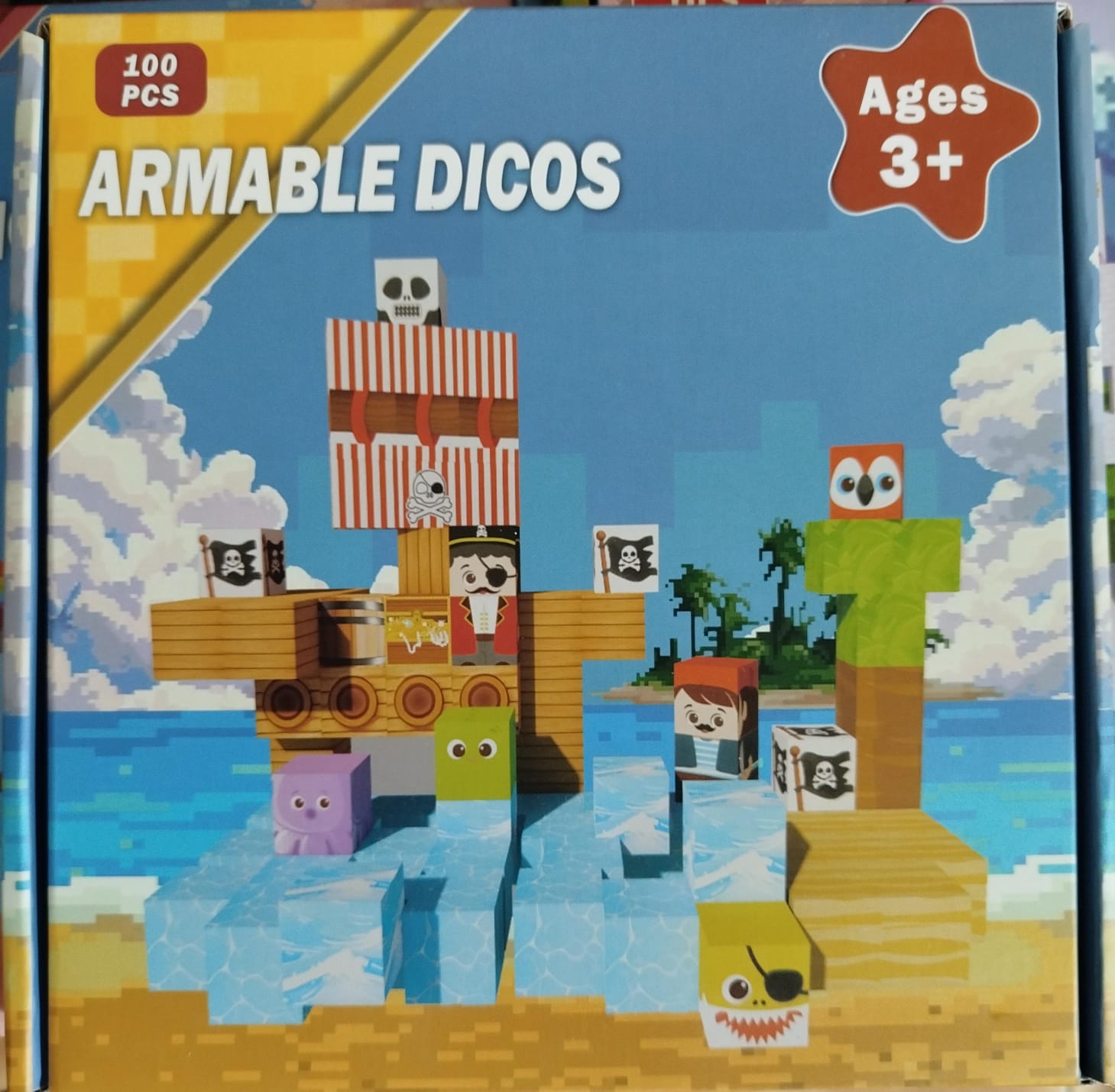 Cubos Magneticos Minecraft 100pcs