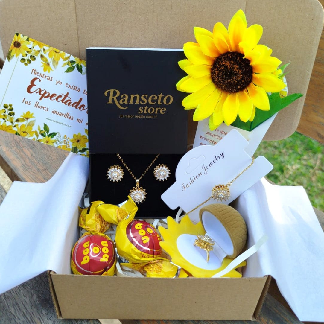 🌻 Set de Girasoles Giratorios🌻