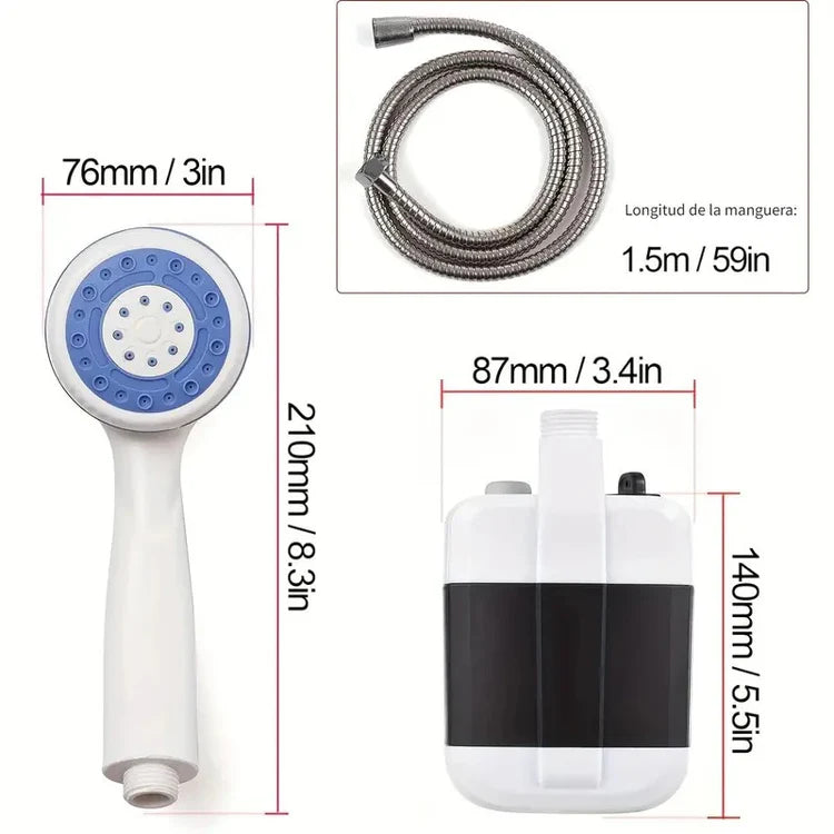 DUCHA PORTATIL RECARGABLE