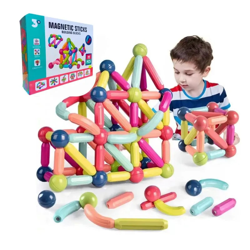 Bloques de Construccion Magneticos 72pcs