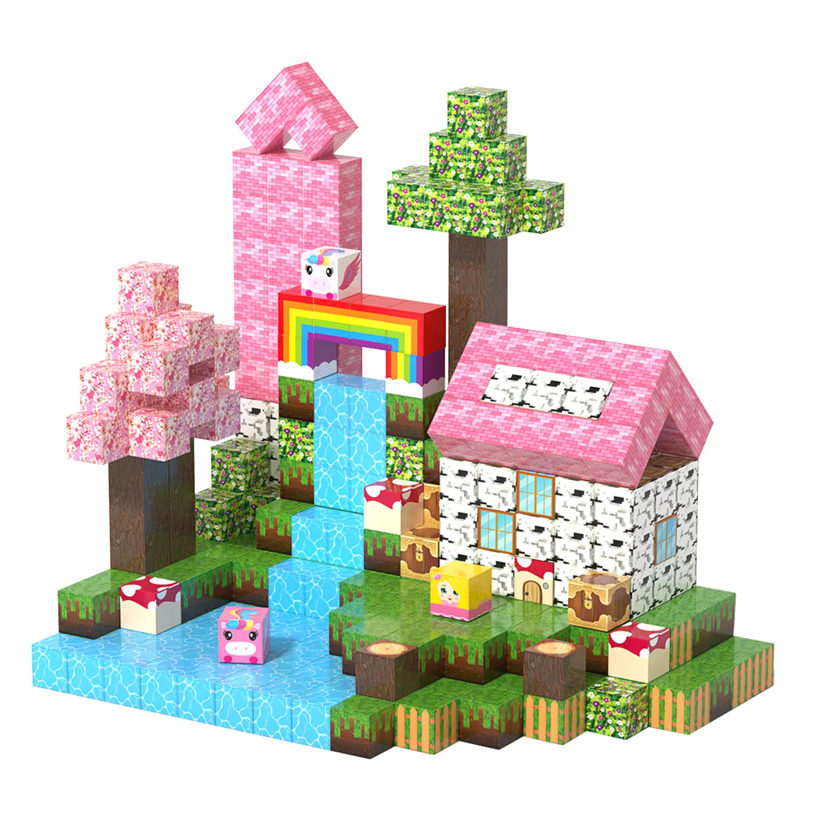Cubos Magneticos Minecraft 100pcs