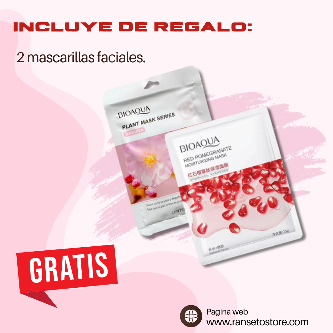 💠PEINE ALISADOR DE CABELLO PREMIUM + 2 MASCARILLAS FACIALES💠