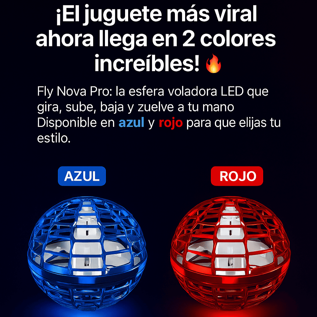 FLYNOVA PRO SPINNER VOLADOR LED 2x1