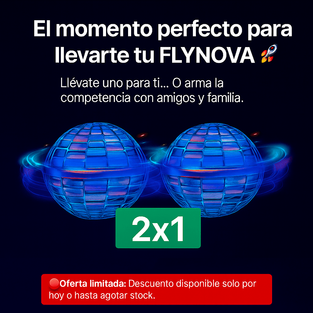FLYNOVA PRO SPINNER VOLADOR LED 2x1