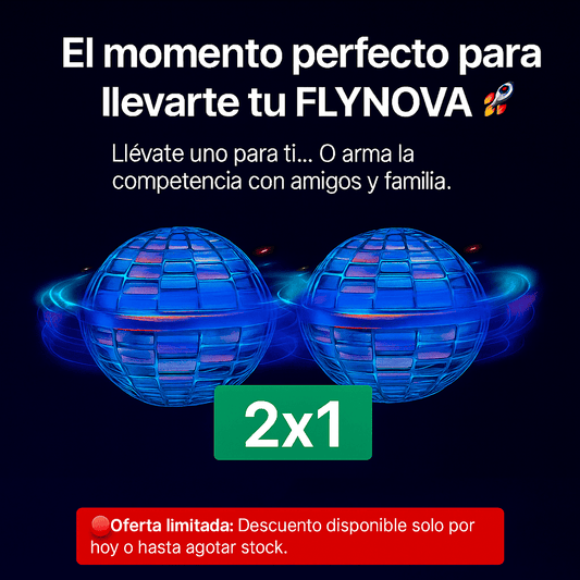 FLYNOVA PRO SPINNER VOLADOR LED 2x1