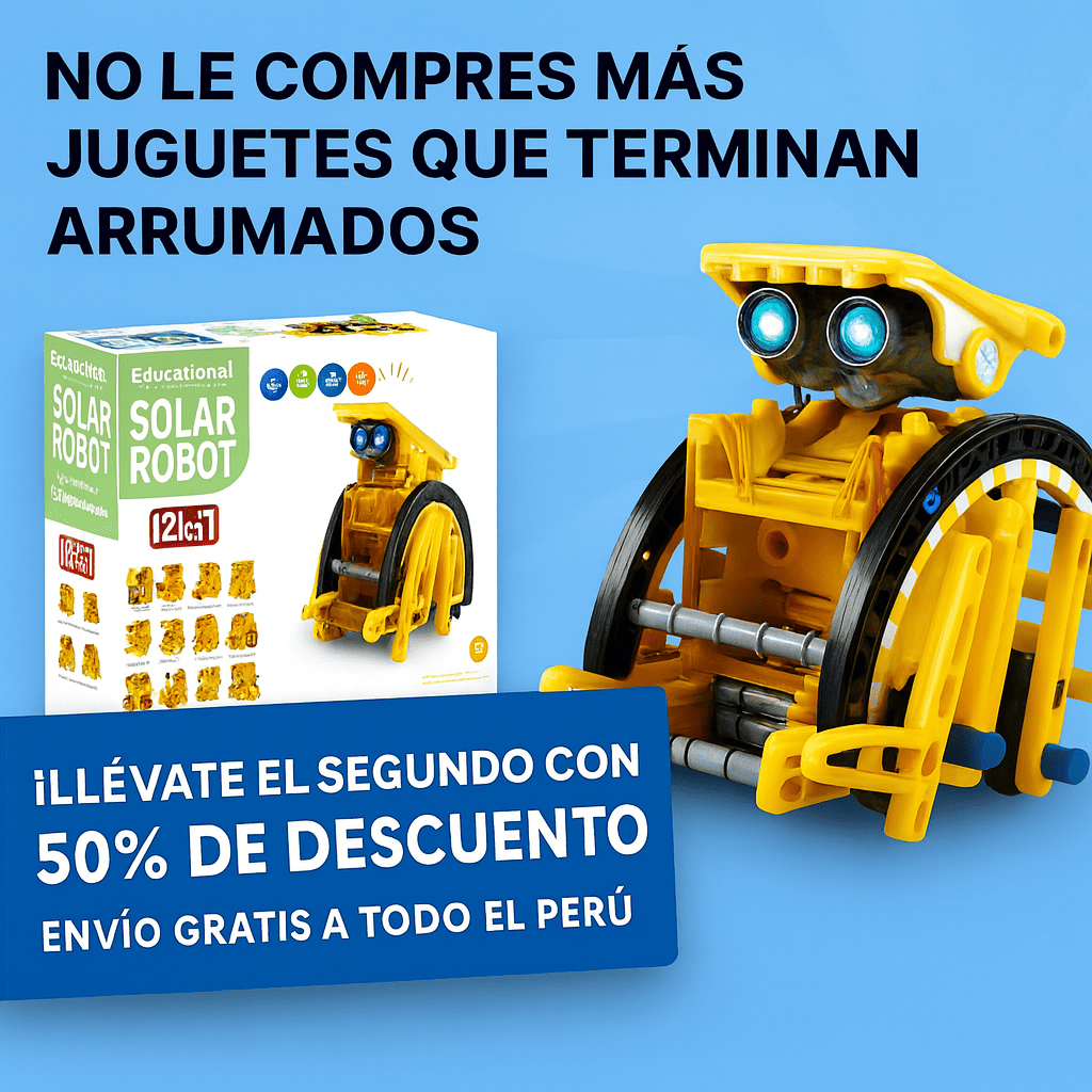 Robot Solar 12 en 1 Contrucción