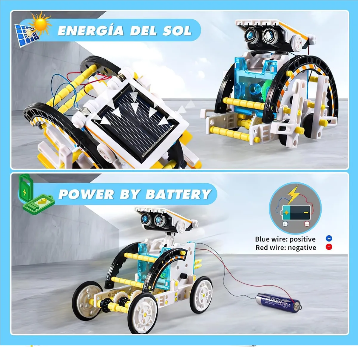 Robot Solar 12 en 1 Contrucción