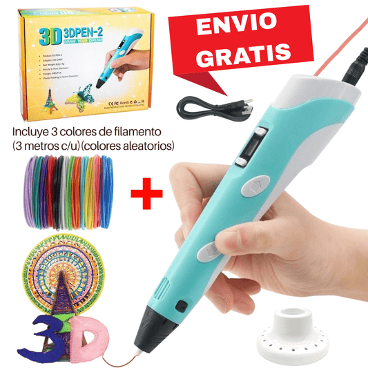 LAPIZ 3D + FILAMENTO - DESPIERTA TU CREATIVIDAD