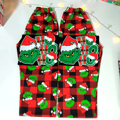 PIJAMA NAVIDEÑA GRINCH REGALO PAREJA (S/M/L)
