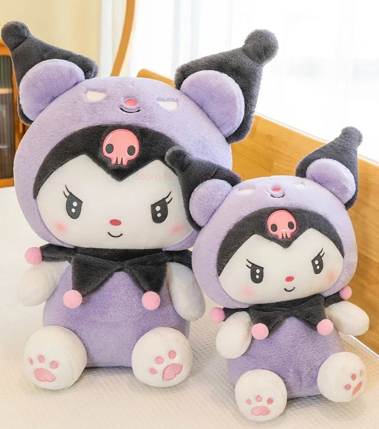 PELUCHE SANRIO KUROMI DISFRAZ BAKU 35CM