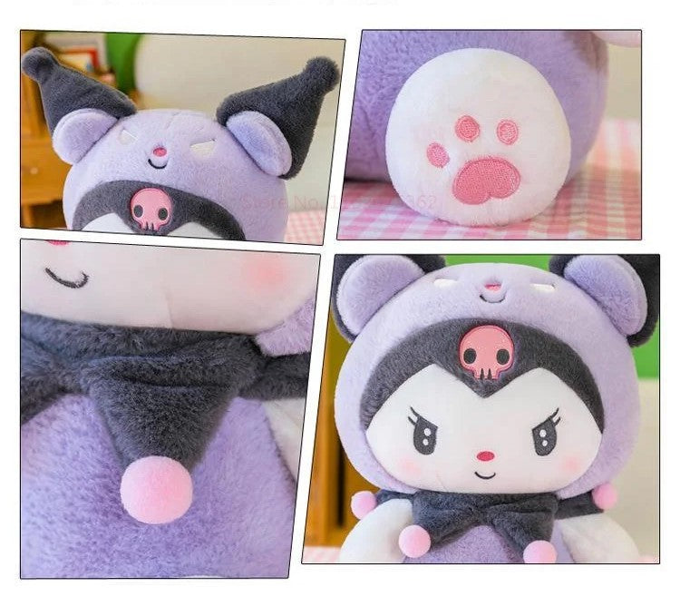 PELUCHE SANRIO KUROMI DISFRAZ BAKU 35CM